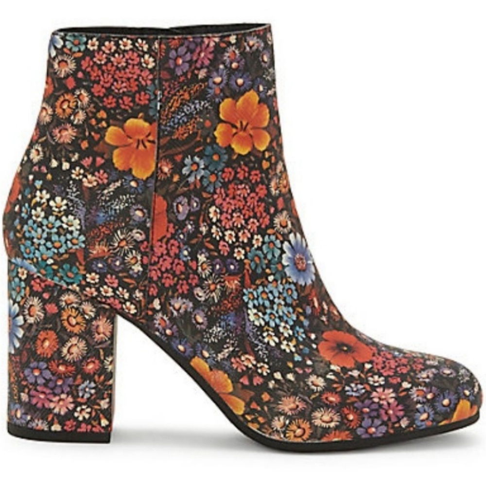 Lucky Brand Floral Booties